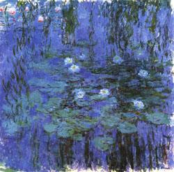 Claude Monet Blue Water Lilies Germany oil painting art